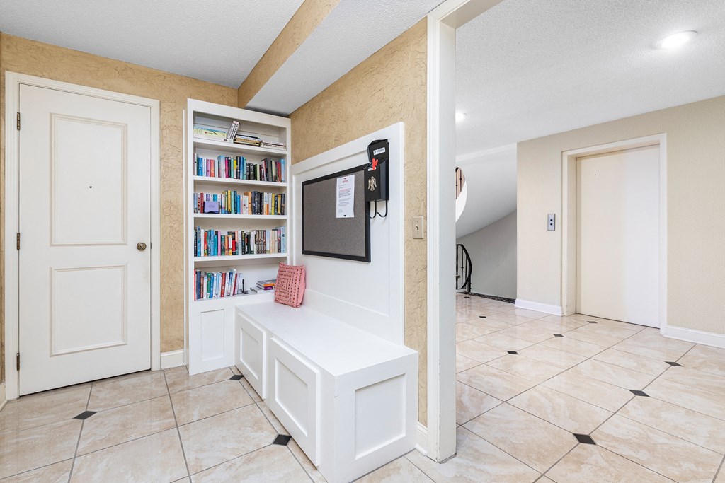 Photo of apartment building interior in Fairway, Kansas.