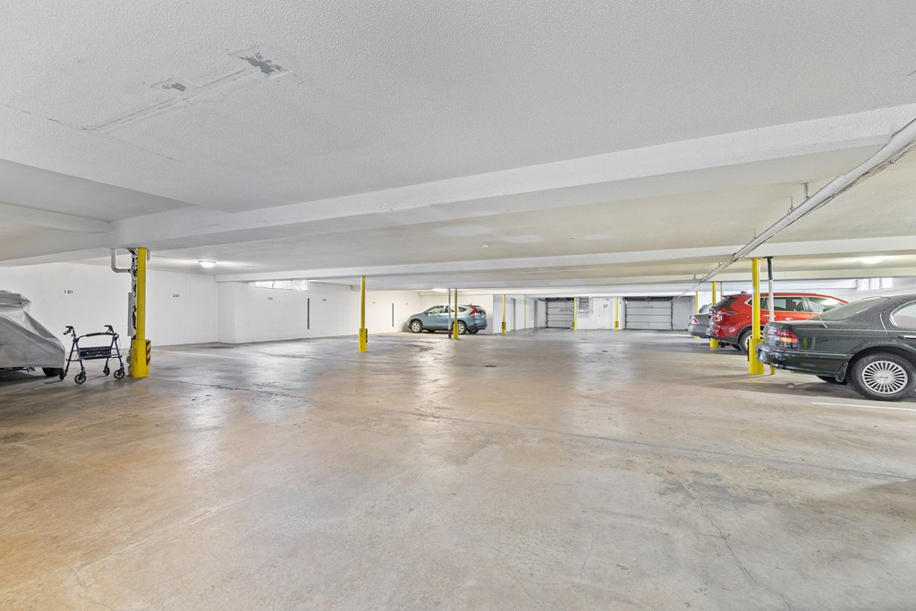 Photo of parking area for tenants.