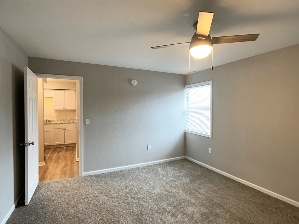 large carpeted bedroom