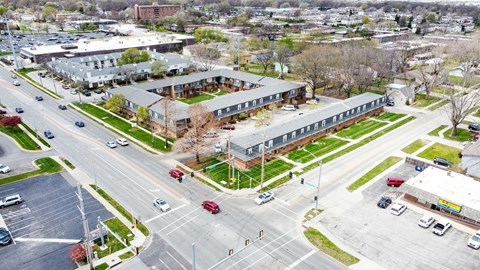 Aerial View Of Property at 87th Street Apartments, Overland Park, KS 66212