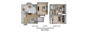 Three Bedroom Two Bath Townhome