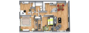 Fox Creek three bedroom floorplan