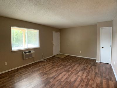 Living Room with hardwood floors