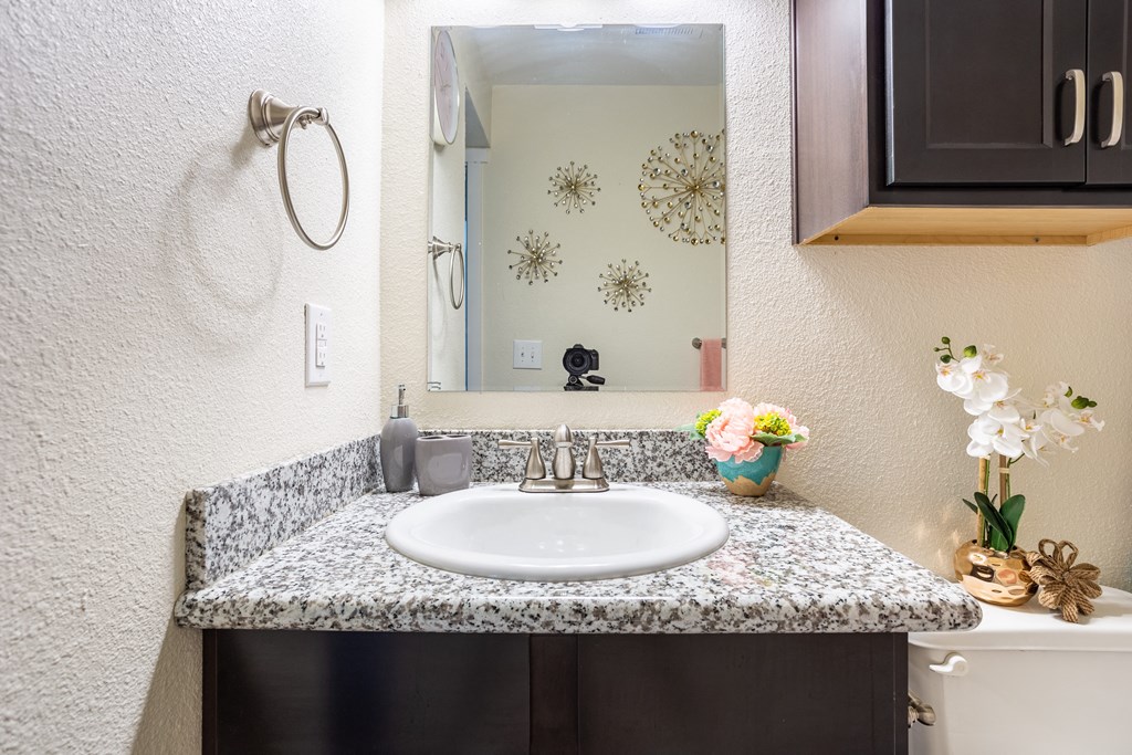 Bathroom sink  at Bennett Ridge Apartments, Oklahoma City, OK, 73132