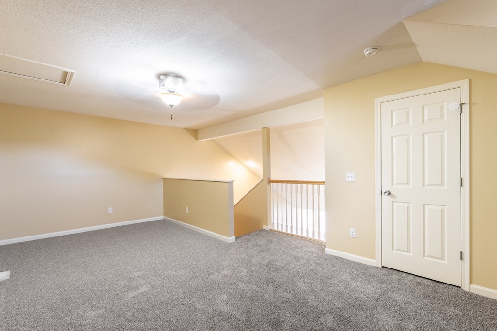 View of landing area at the top of the stairs in Peoria.