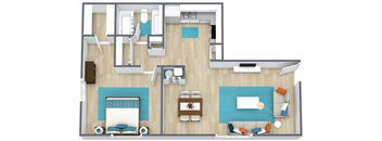 one bedroom floor plan