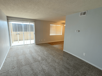 large carpeted living room