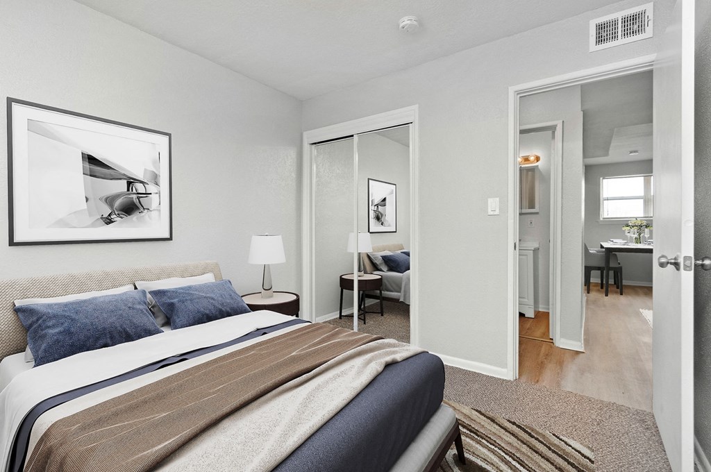 bedroom with furniture