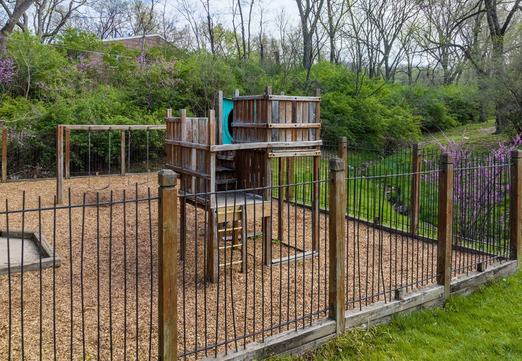 a play area for children in a park