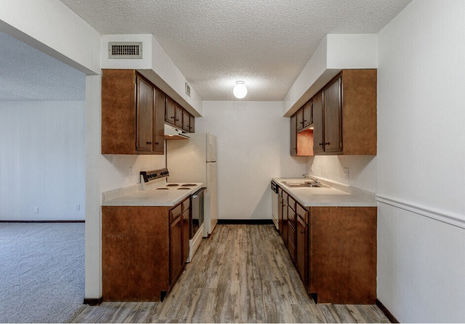 kitchen with cabinets in topeka kansas