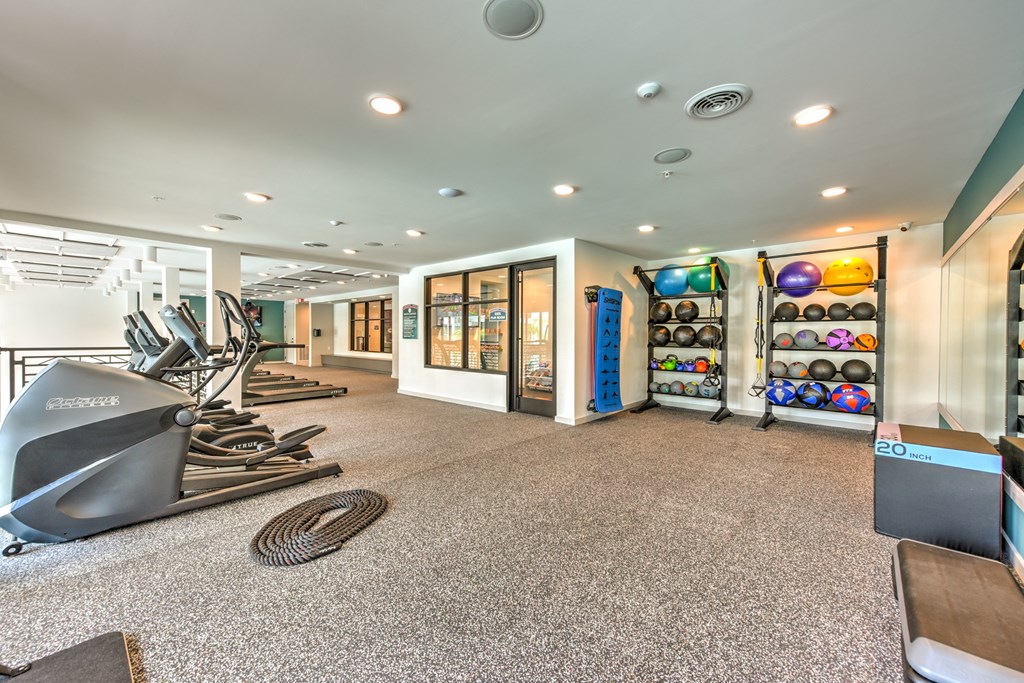 the gym at the preserve at green valley apartments co at Pinnacle Apartments, Jacksonville, 32256