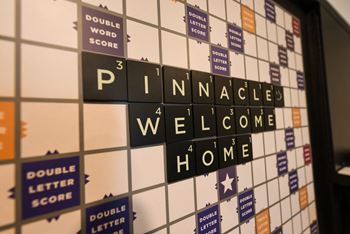 Colored Welcome Sign at Pinnacle Apartments, Jacksonville, FL
