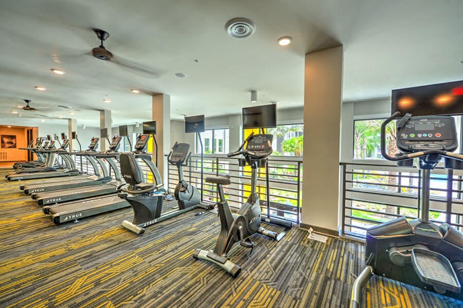 exercise equipment at the reserve at johns creek walk  at Fusion, Florida, 32256