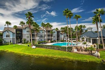 Beautiful lake and pool views at Ocean Park  at Ocean Park, Jacksonville Beach, 32250