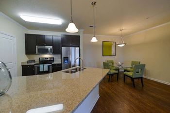 a kitchen or kitchenette at homewood suites by hilton houston stafford sugar  at Cabana Club - Galleria Club, Jacksonville, 32256