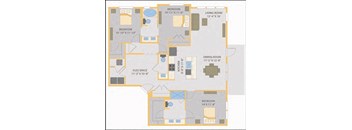 a floor plan of a house  at Fusion, Florida