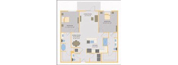 a floor plan of a house  at Fusion, Jacksonville, 32256