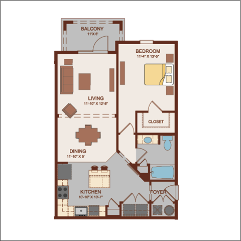 Andora Floor Plan at Hacienda Club, Jacksonville, FL