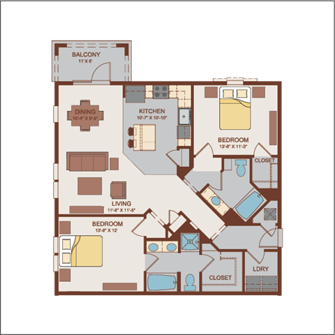 Cannes Floor Plan at Hacienda Club, Jacksonville, FL