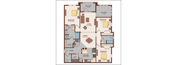Savona Floor Plan at Hacienda Club, Jacksonville, FL