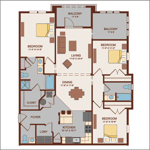 Savona Floor Plan at Hacienda Club, Jacksonville, FL