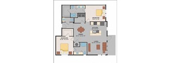 a floor plan of a home  at Luxor Club, Jacksonville