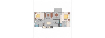 a floor plan of a home  at Luxor Club, Florida, 32258