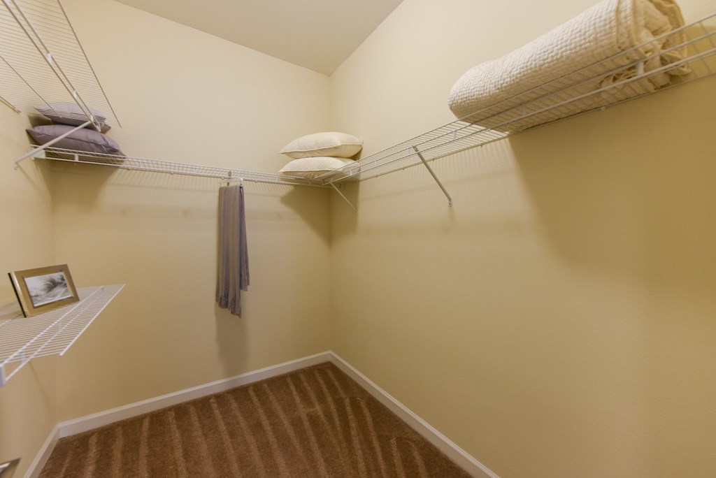 Walk In Closet a spacious walk in closet in the second bedroom at Palm Bay Club, Jacksonville, 32258