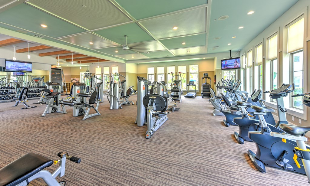 our state of the art gym is open for residents to useat Palm Bay Club, Jacksonville, FL, 32258