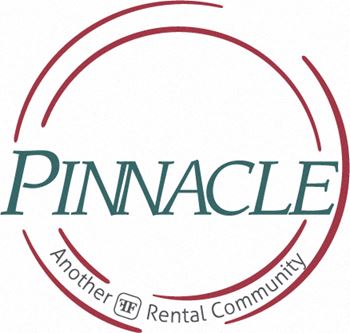 a circle with the word pinole and a circle around the word pnace  at Pinnacle Apartments, Jacksonville