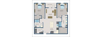 Rain-Web-Floor-Plan at Fountainhead, Jacksonville, FL, 32258