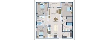 Spring-Web-Floor-Plan at Fountainhead, Florida