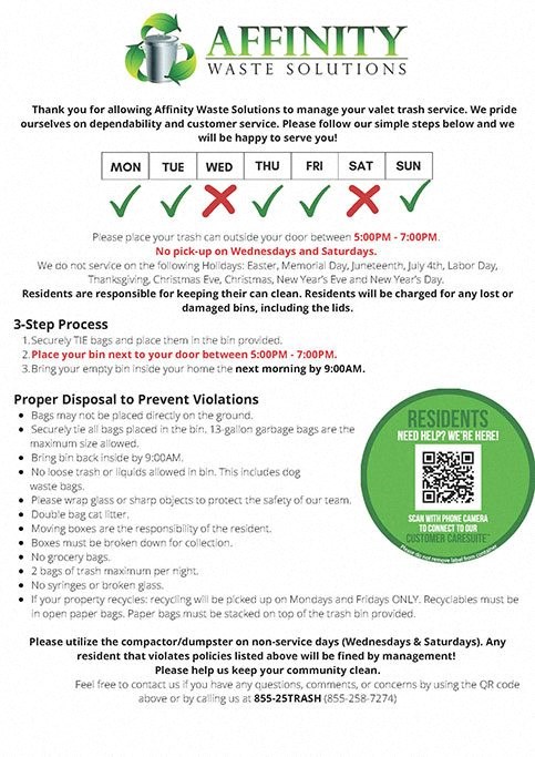 a flyer with a green circle on top of a white background  at Fountainhead, Jacksonville, 32258