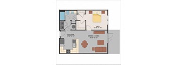 a floor plan of a home  at Luxor Club, Jacksonville
