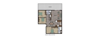 Twin Pines Mutual Housing Community 3 bedroom 2 bath floorplan