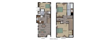 Moore Village Mutual Housing Community 3-bedroom floorplan