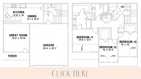 the floor plan of the first floor of a house for sale