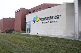 the front of a community college library building