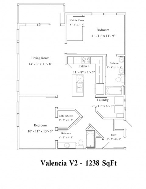the floor plan of valencia v2