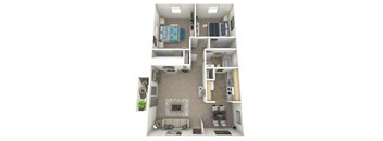 Two Bedroom One Bath