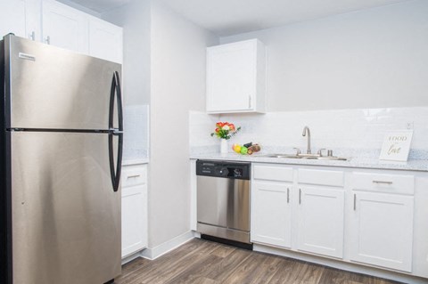 The Lighthouse Model Kitchen with Stainless Appliances