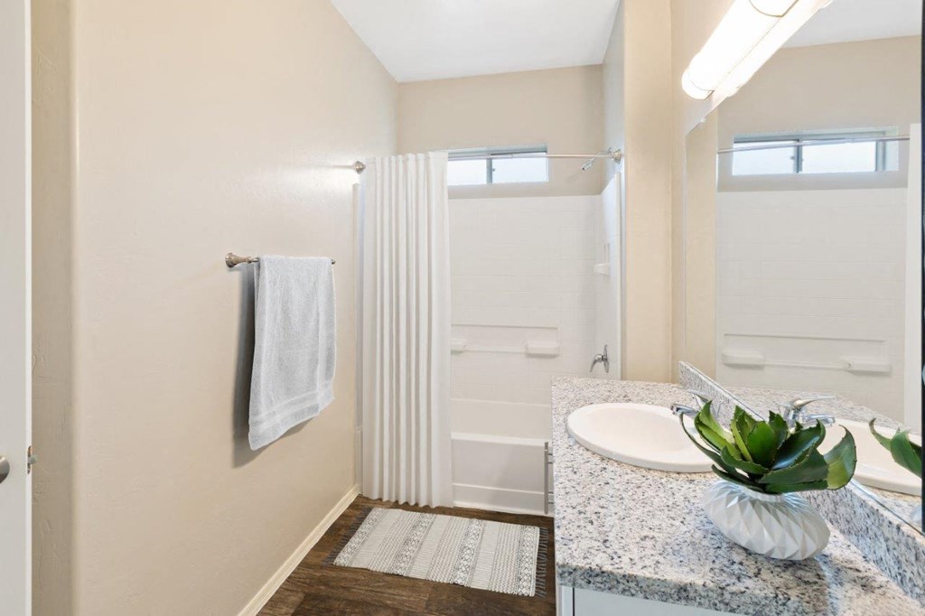 Equestrian Apartment Homes Model Bathroom