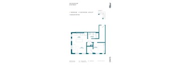 38 Davis_ One Bedroom One Bathroom 593 Sq. Ft.