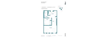 38 Davis_ One Bedroom One Bathroom 677 Sq. Ft.