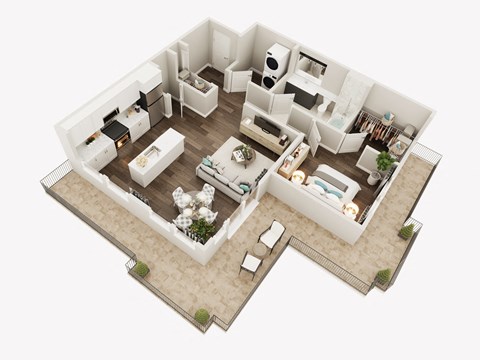 Lux Apartments Floor Plan One Bedroom One Bathroom G Lux Apartments Floor Plan One Bedroom One Bathroom G