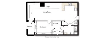 1 Bed 1 Bath F