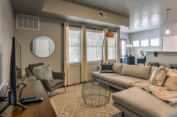 Prelude at Paramount Apartments Model Living Room - Photo Gallery 5