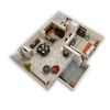 Crossroads Apartments 1 Bedroom Diablo Floor Plan