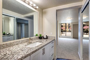 12 Central Square Walk-In Bathroom with sink and mirror - Photo Gallery 35