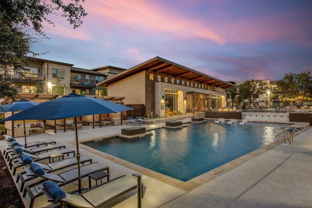 Astra Avery Ranch Pool with Lounge Chairs